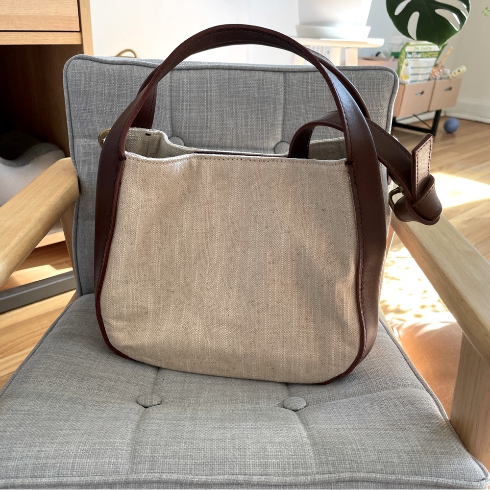 NWT Madewell Sydney Crossbody Bag Cotton-Linen Edition